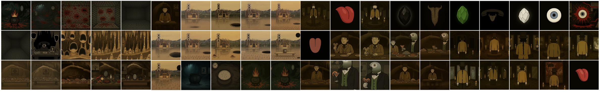 Project thumbnails