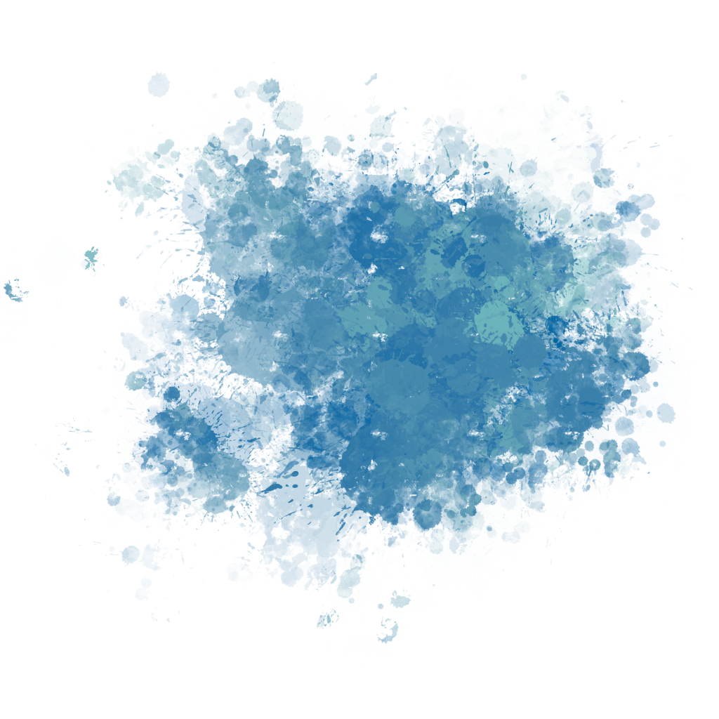 blue splash
